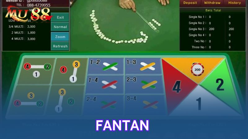 Fantan là game bắt nguồn từ Trung Quốc